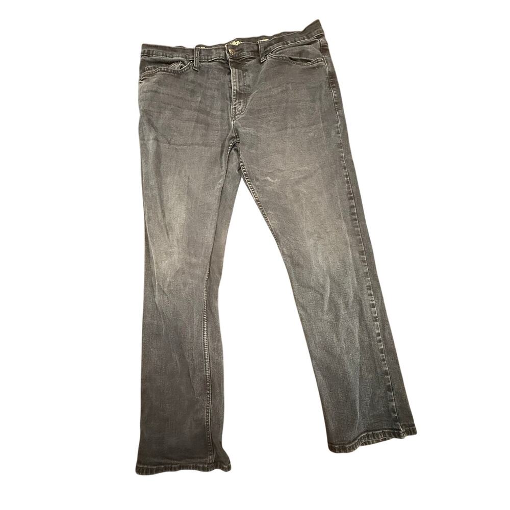 Goodfellow & Co Men's Washed Black Slim Straight Total Flex Denim Jeans 38x30